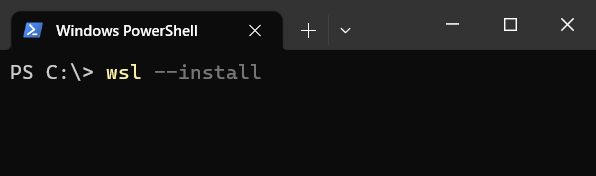 wsl --install