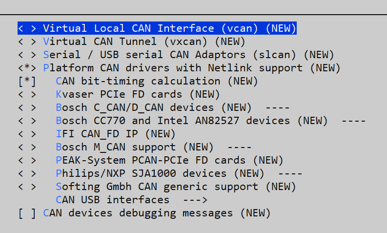 VCAN Config